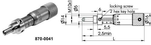 Micrometer Screws 870-0040