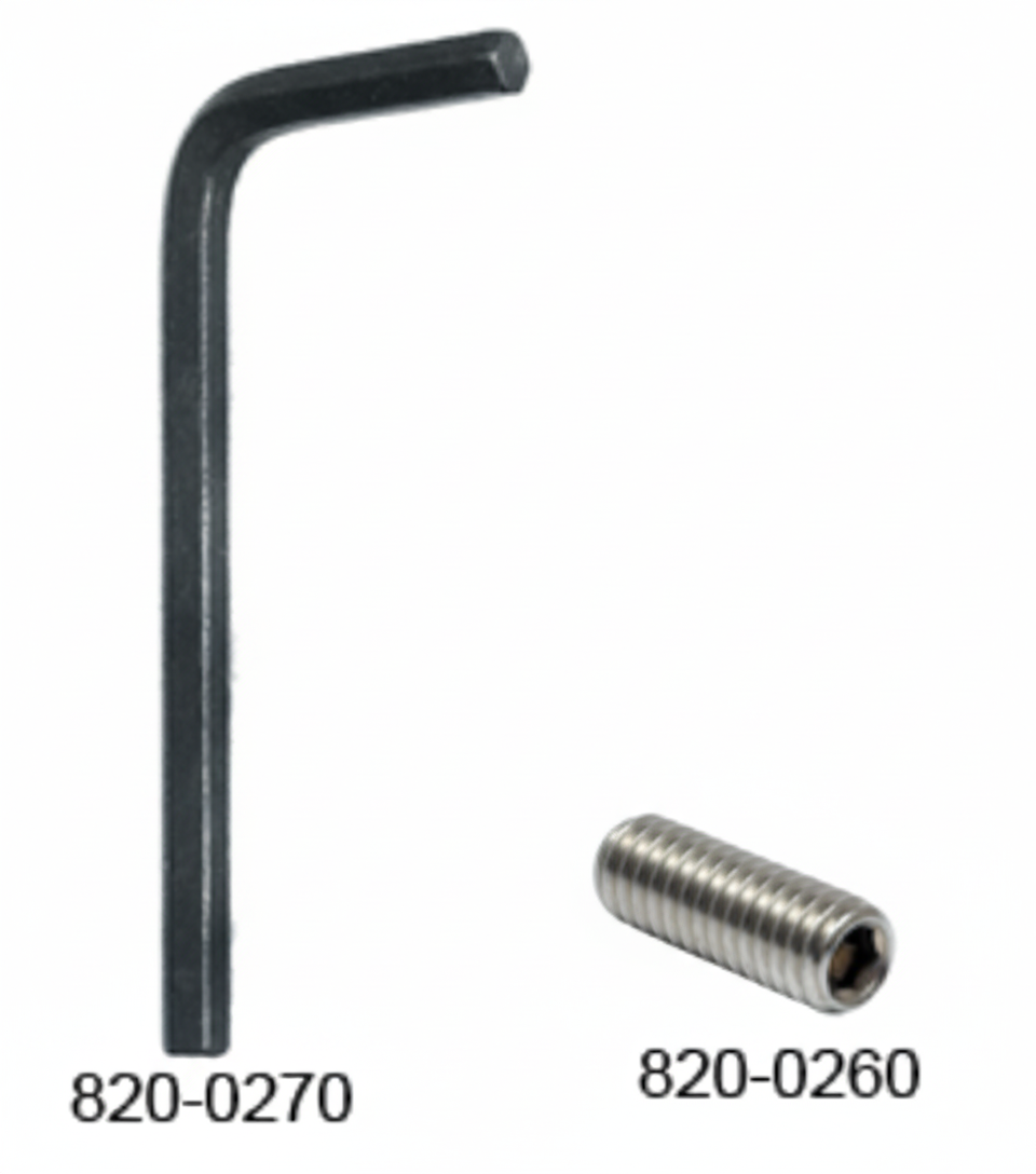 Hex Key, Screws 820-0260, 820-0270, 820-0280