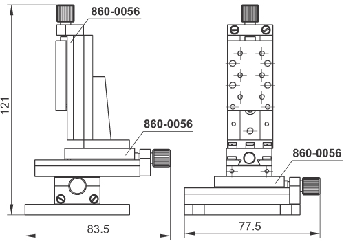 Non-Magnetic Linear Translation Stage 860-0056