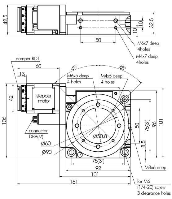 Motorized Rotation Stages 960-0140